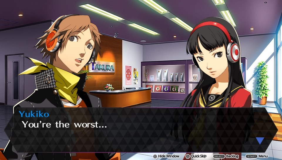 P4AD Yukiko Yosuke the worst