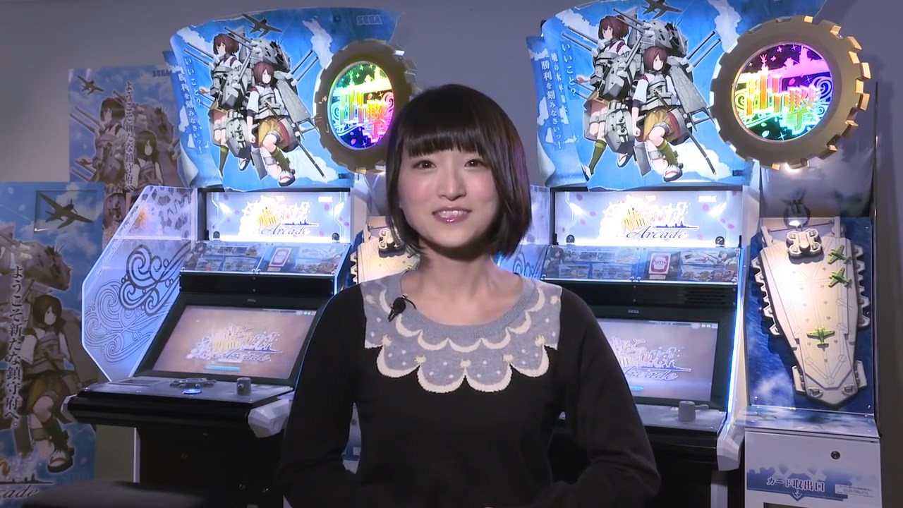 Saki Fujita Demonstrates KanColle Arcade gameplay