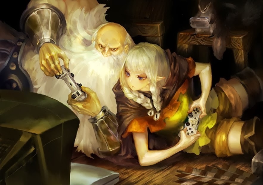 Dragon's Crown Dwarf Versus Elf