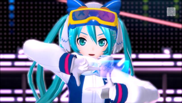 The Snow Miku 2016 Module in Project DIVA X