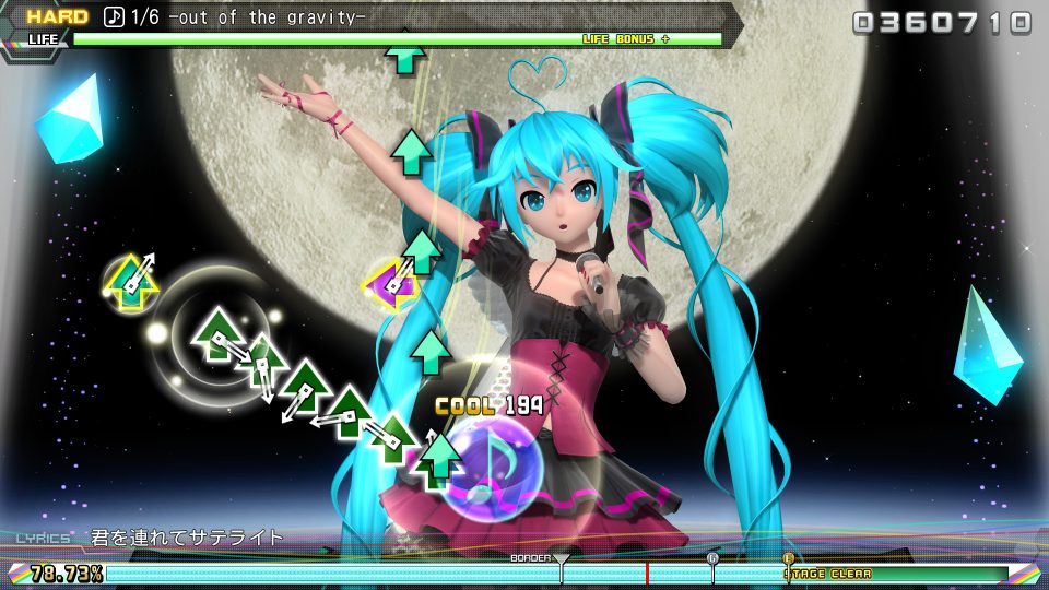 Project DIVA Arcade Future Tone - Prelude -1/6 Out of Gravity