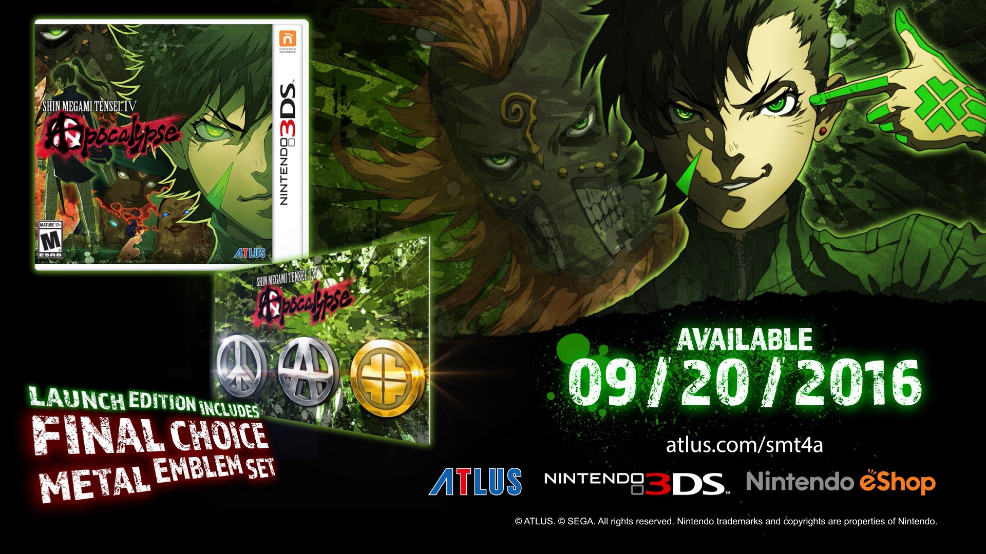 Shin Megami Tensei IV: Apocalypse Launch Trailer