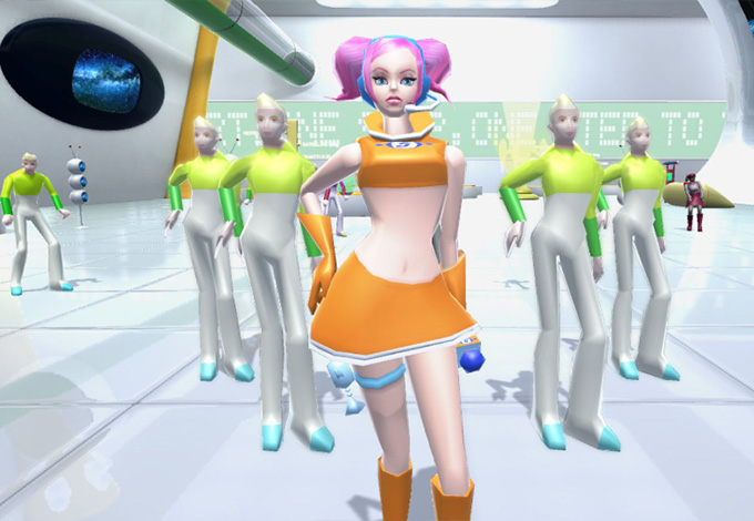Space Channel 5 VR Screenshot
