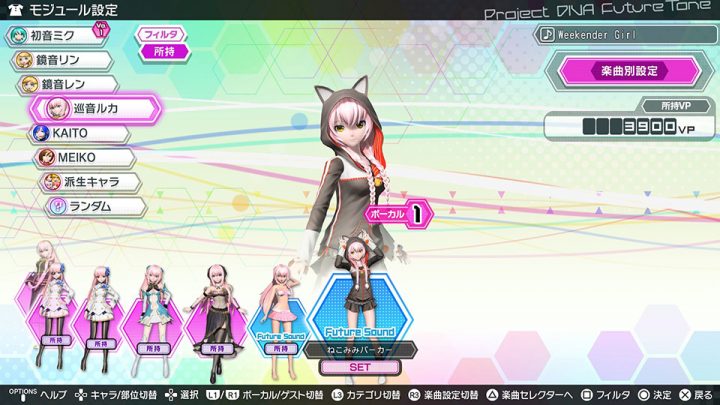 Hatsune Miku Project DIVA Future Tone 2nd DLC - Luka Modules