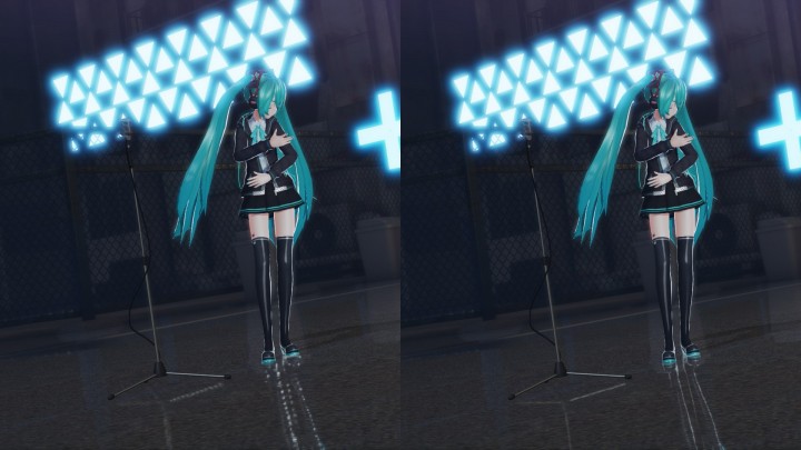 Project DIVA X - PS 4 Pro Comparison - Reflections